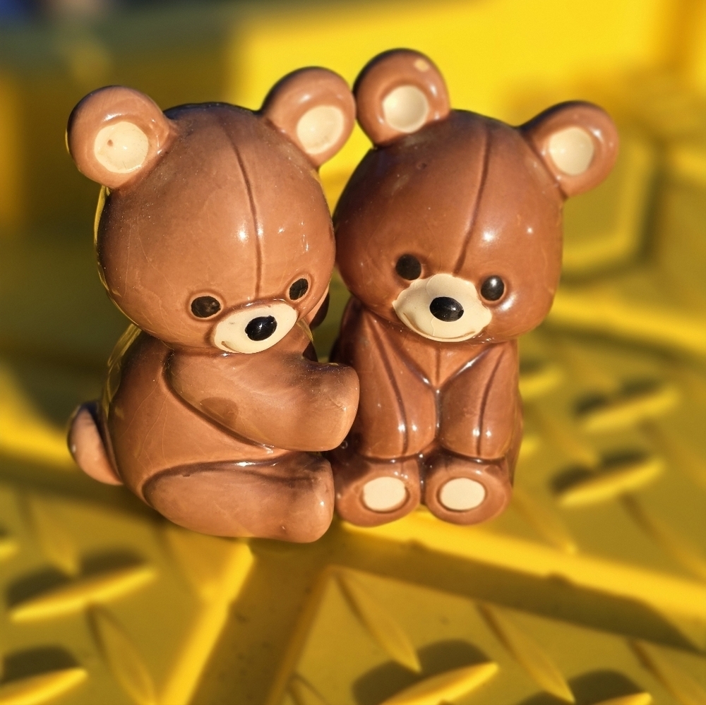 Vintage Norcrest Bear Salt and Pepper Shaker’s As Is